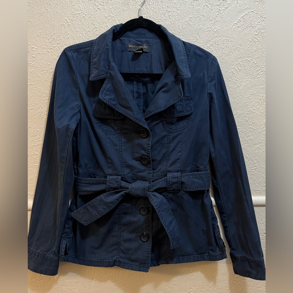 Banana‎ Republic Navy Utility Jacket